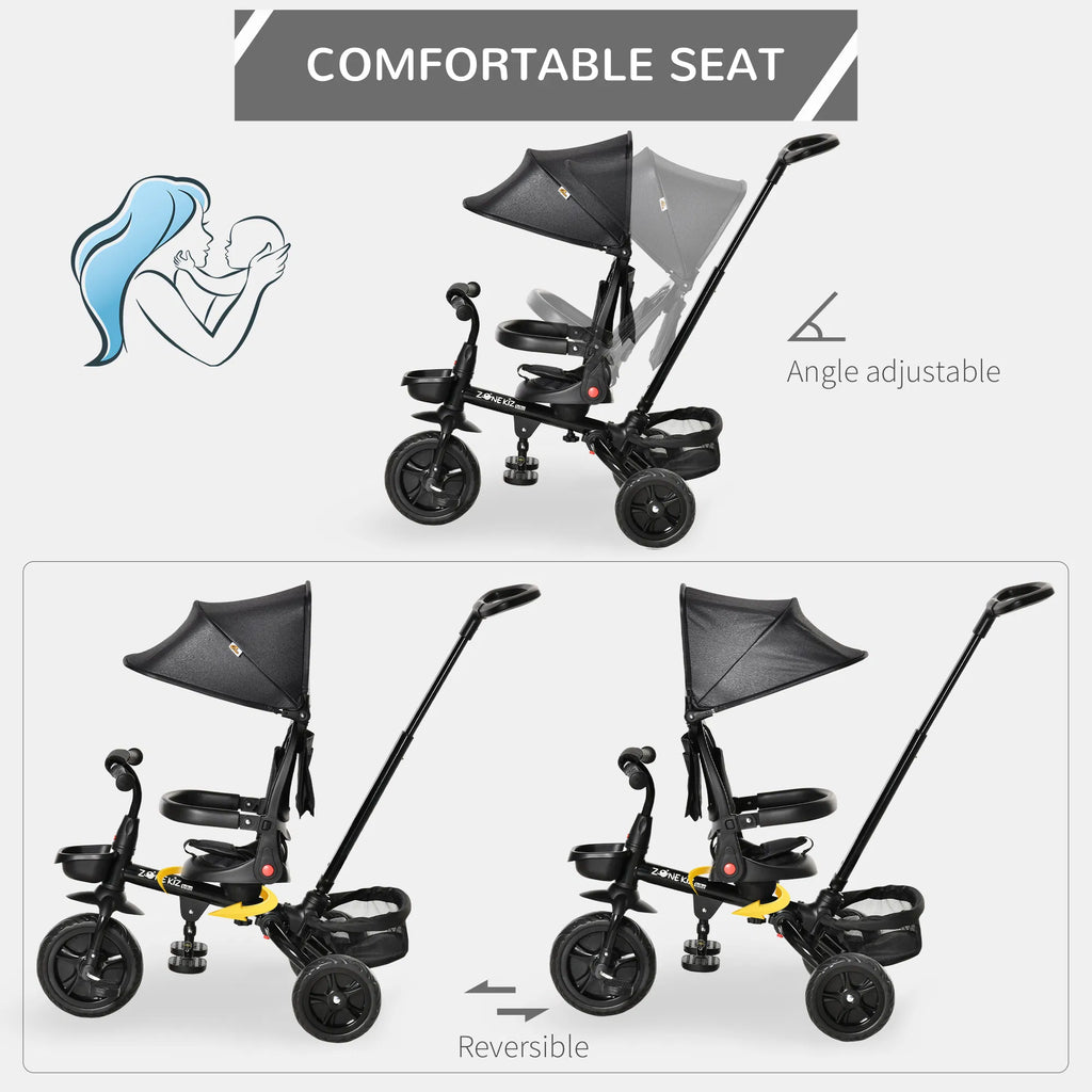 Tricycle for Toddler 4 in 1 Kids Trike with Reversible Adjustable Seat Baby - Image 3