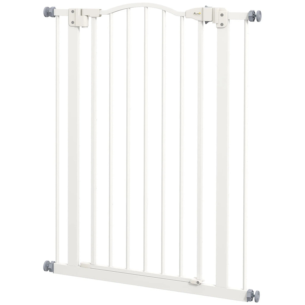 Extra Tall Dog Gate with Door Pressure Fit Auto Close Double Locking for - Image 2