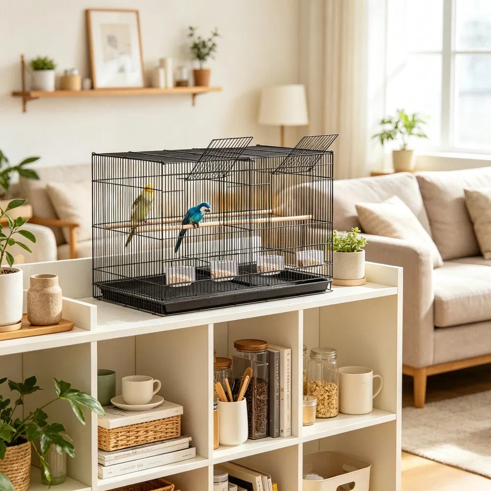 Bird Cage with Easy to Clean 760 X 460 X 455 Mm