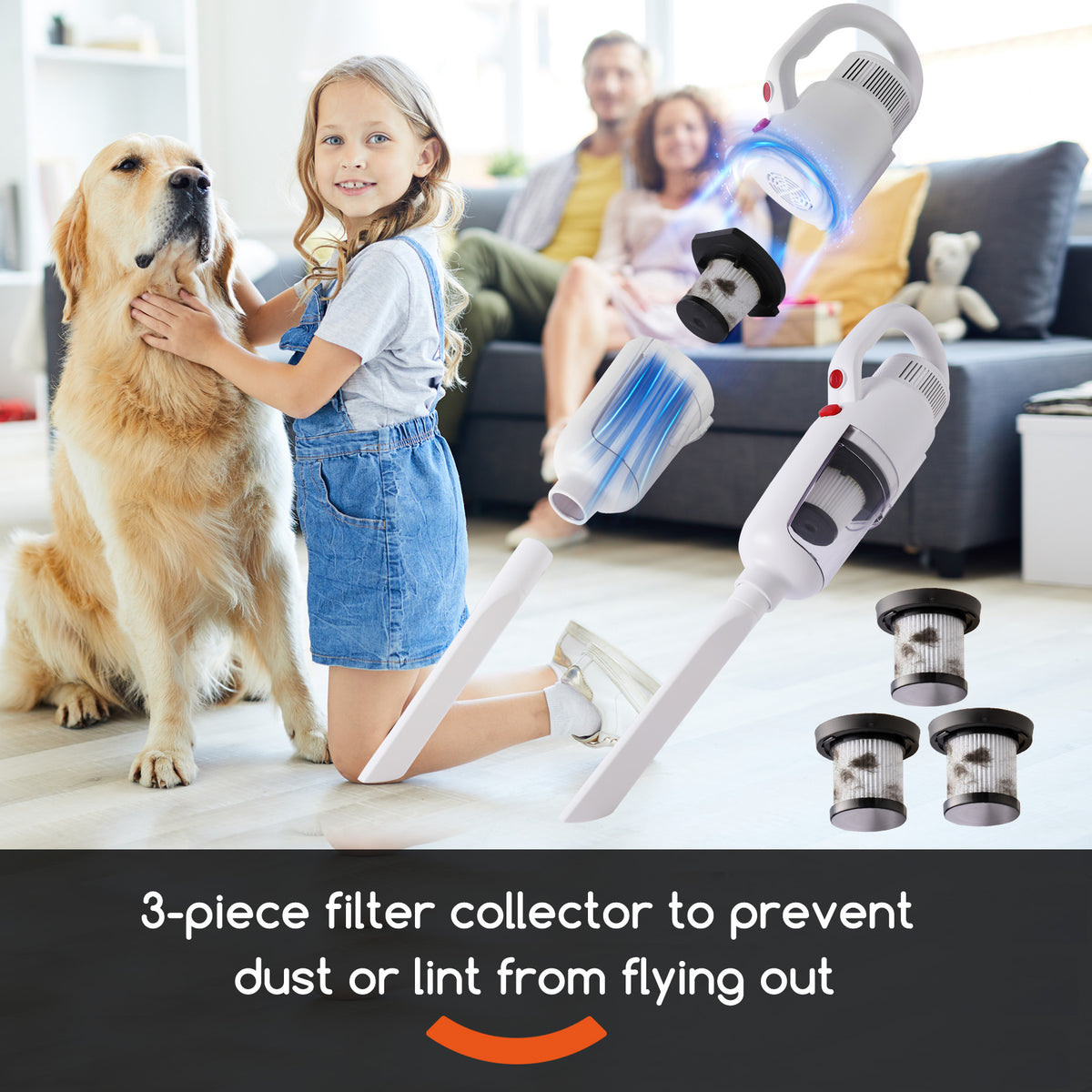 Lightweight Stick Vacuum Cleaner Unique And Mop Combo Dust Filters Microfiber - Image 4