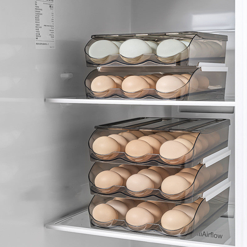 refrigerator rolling egg carton with main view
