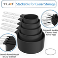 Stackable Measuring Cups And Spoons Set Space Saving Kitchen Measuring Tools