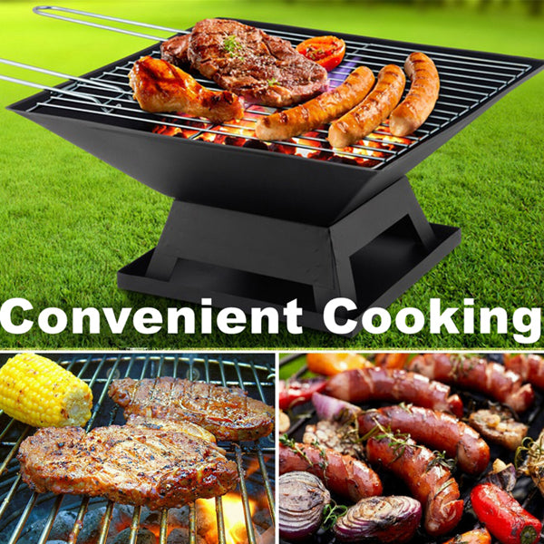Modernisation Square BBQ Grill Outdoor Heater Garden Outdoor Fireplace Portable - Image 5