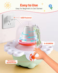 Mini Pottery Wheel 2 In And 3 In Turntables Adjustable Speed Electric Clay