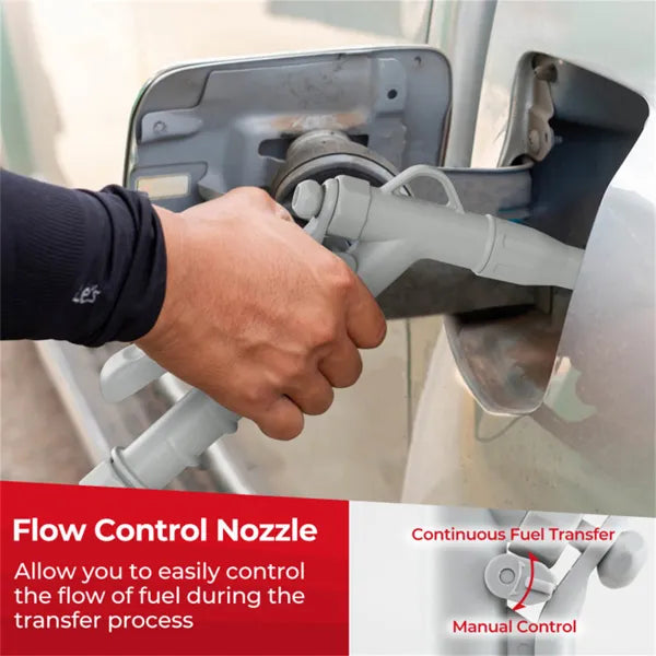 Fuel Transfer Pump Includes Nozzle