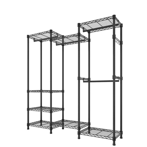 Wire Garment Rack Heavy Duty Clothes Rack Closet Organizer Metal Garment Rack - Image 5