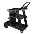 Heavy Duty Welding Cart 3 Tier 400 Lbs Rolling Welder Cart with 360 Swivel
