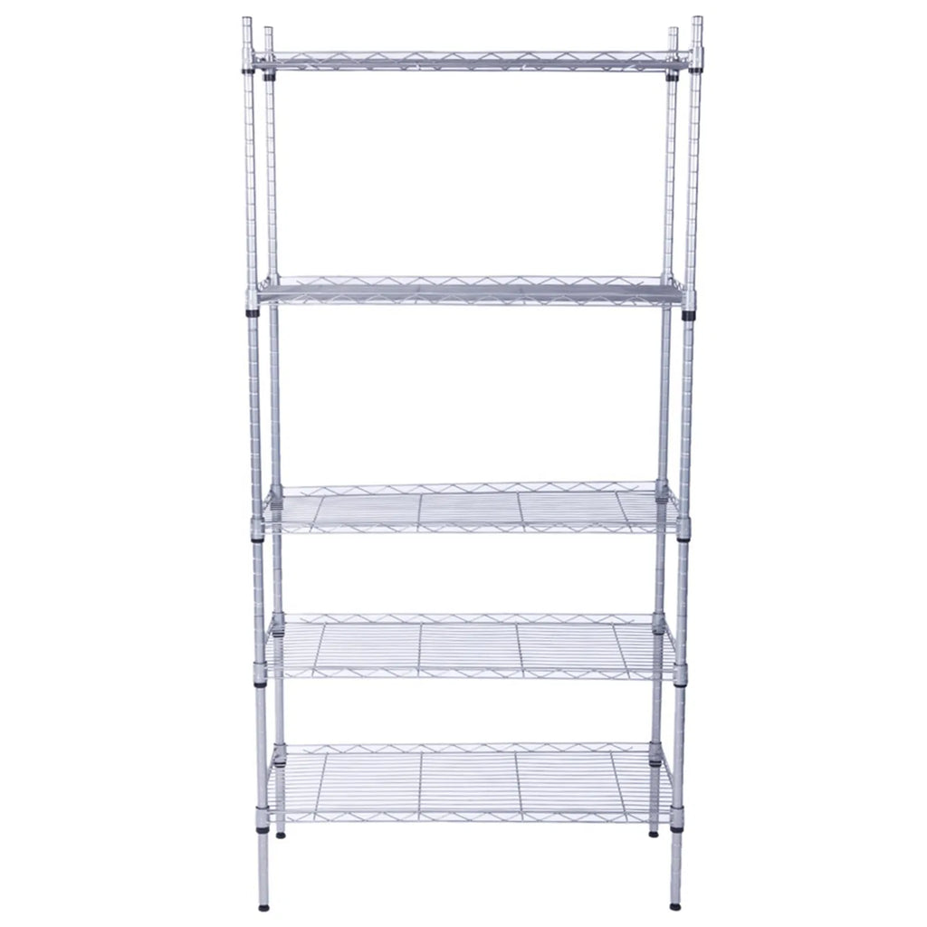 5-shelf adjustable heavy duty storage product angle 7
