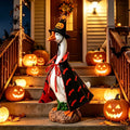 Porch Goose Halloween Costume for 23" Goose Statue Sparkling Sequin Goose