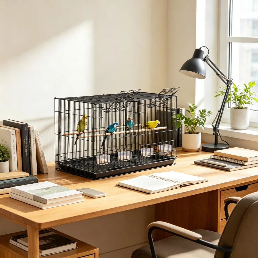 Bird Cage with Easy to Clean 760 X 460 X 455 Mm - Image 2
