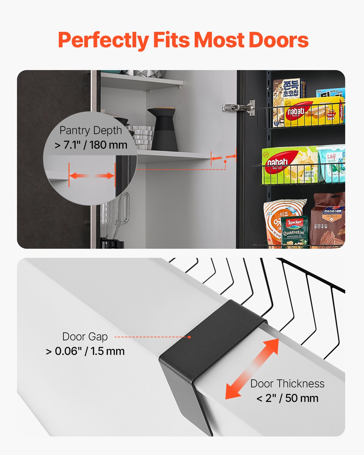 9-tier over-the-door pantry organizer