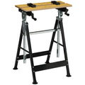 Work Bench Tool Stand with Adjustable Height and Angle Carpenter Saw Table