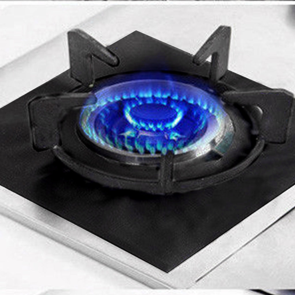 4 Pack Reusable Nonstick Stovetop Burner Protector Liner - Image 2