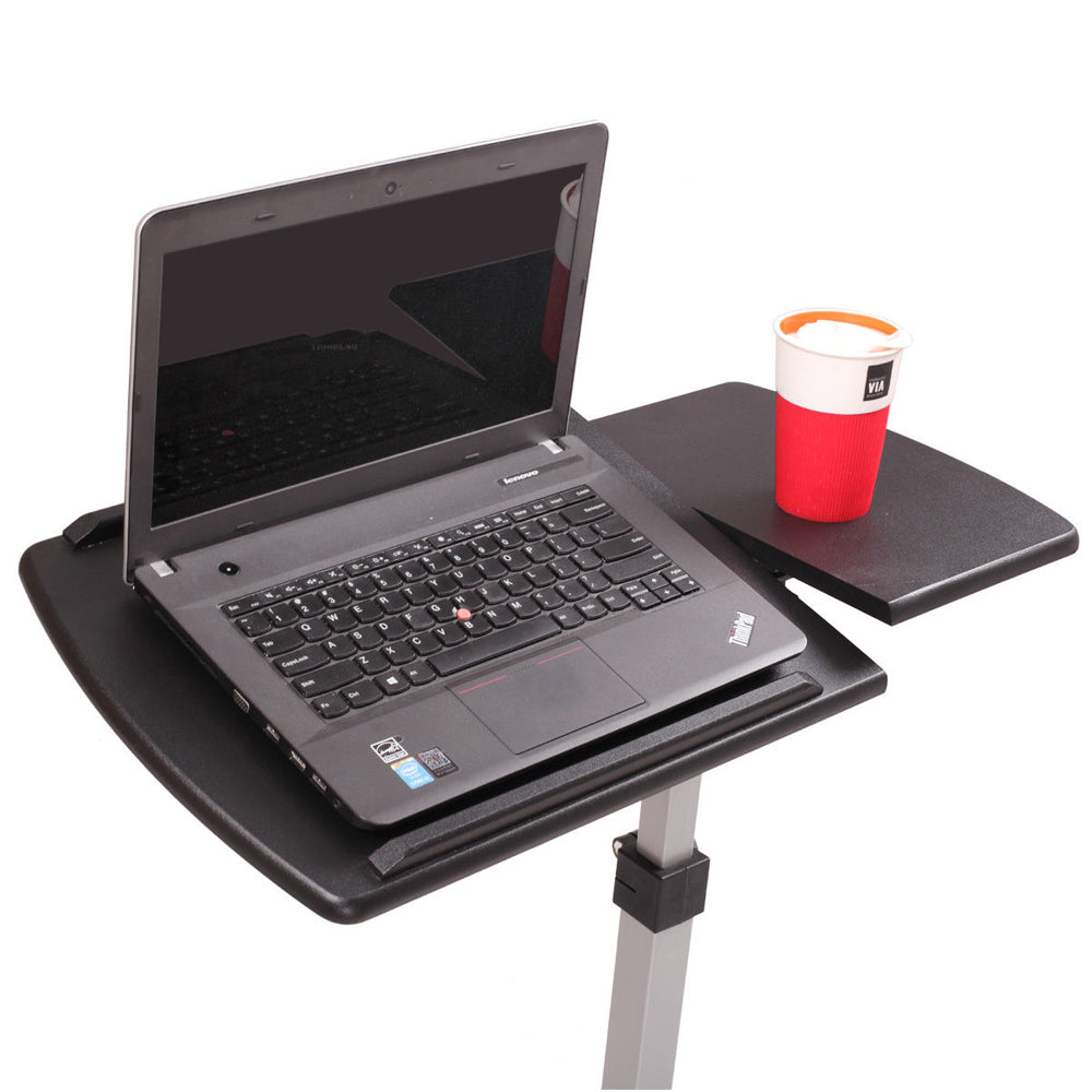 Multifunctional Lifting Computer Desk Medical Adjustable Tilt Overbed Bedside - Image 4