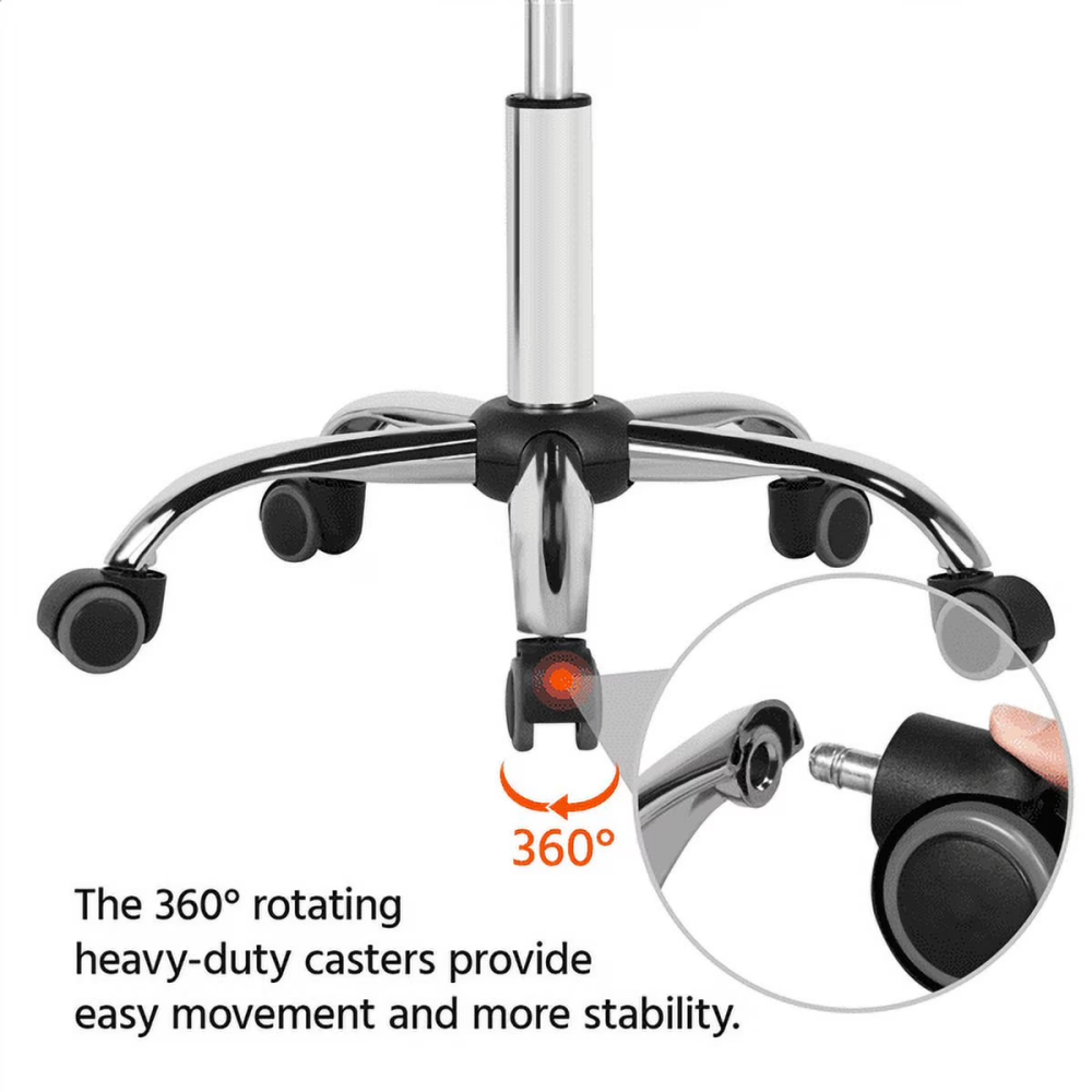Rotating And Height adjustable Bar Stool With Legs Black Maximum Five Orders - Image 2