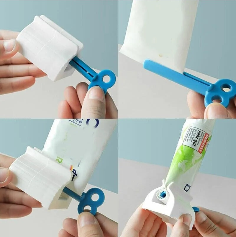 3x toothpaste squeezer bathroom tube packaging and components