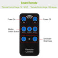 Solar Wall Light Outdoor 60LEDs PIR Motion Sensor Remote Control Wireless Lamps