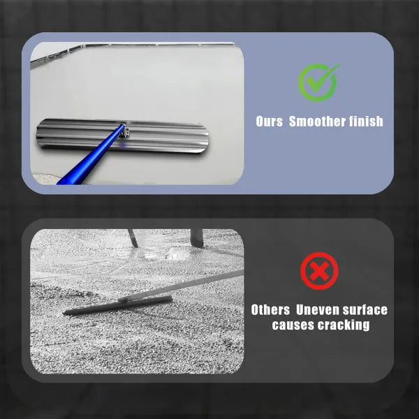 Bull Float Concrete Tools 48''×8'' Magnesium Aluminum Alloy Concrete Float with - Image 5