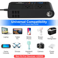 200W 12V Car Inverter DC12V to AC110V Vehicle Power Converter with 2 110V AC