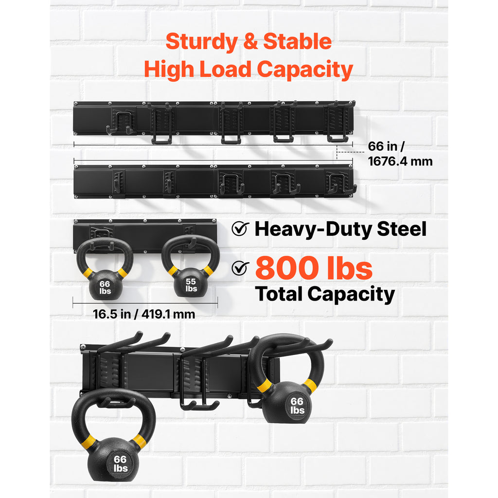 garage tool organizer 66 inch in use lifestyle