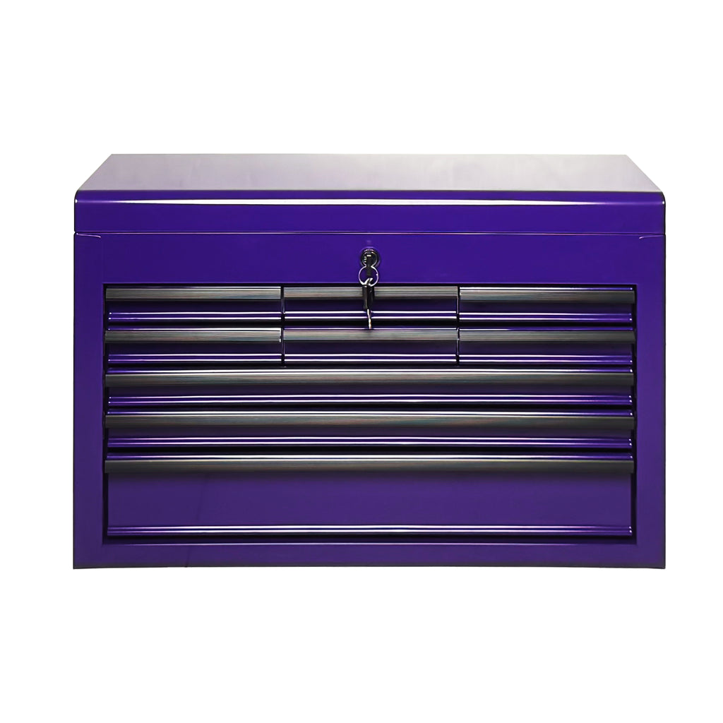 Heavy Duty Metal Tool Box 24 inch Portable Metal Tool Box with 9 Drawers - Image 3