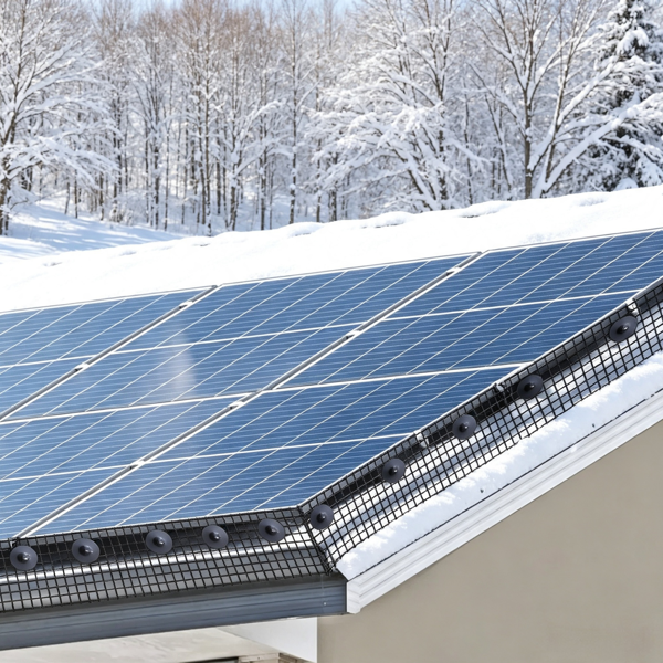 8inch X 1 00ft Solar Panel Bird Guard Kit Rust Proof PVC Coated Critter Guard - Image 5