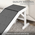 Pet Ramp Bed Steps for Dogs Cats Non slip Carpet Top Platform Pine Wood 59"L x