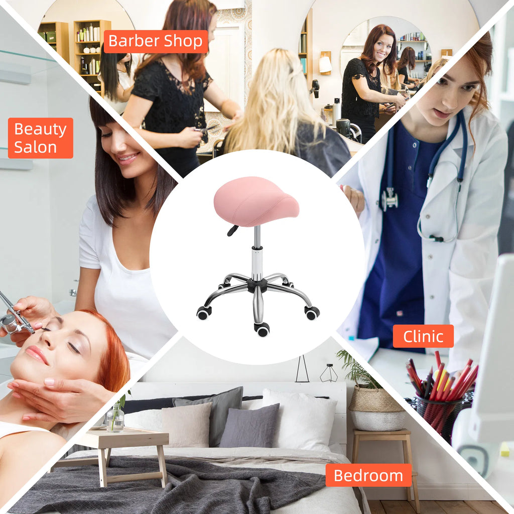 Cosmetic Stool Rotate Height Adjustable Salon Massage Spa Chair Hydraulic - Image 4