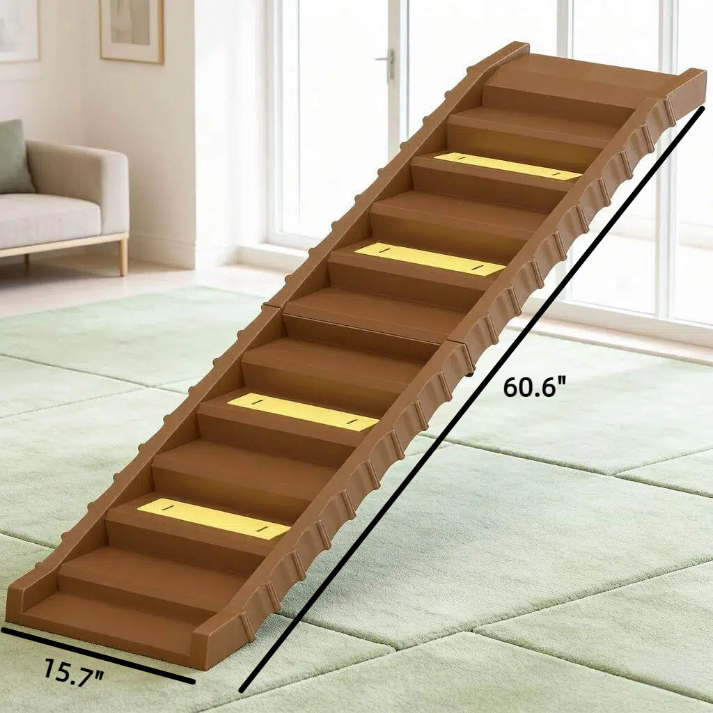 foldable dog stairs ramp for product angle 9
