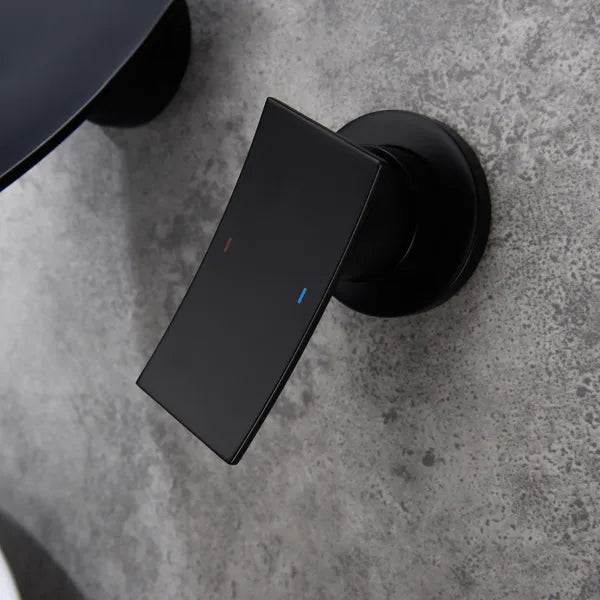 Wall mounted bathroom waterfall faucet - Image 2