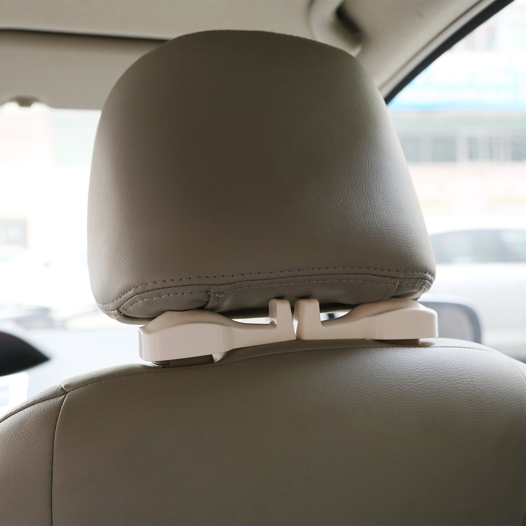 2pcs car seat headrest hanger detail and structure