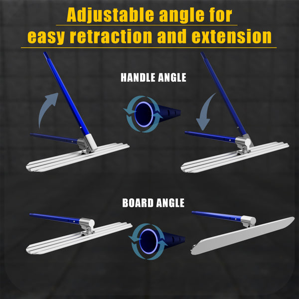 Bull Float Concrete Tools 48inx8in Magnesium Aluminum Alloy Concrete Float With - Image 5