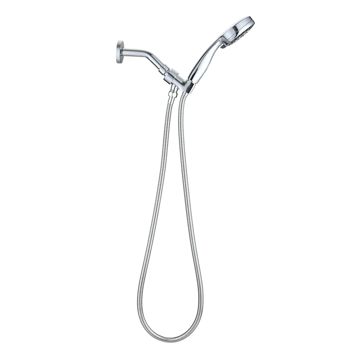 Handheld Shower Head with Hose High Pressure Shower Heads Chrome - Image 2