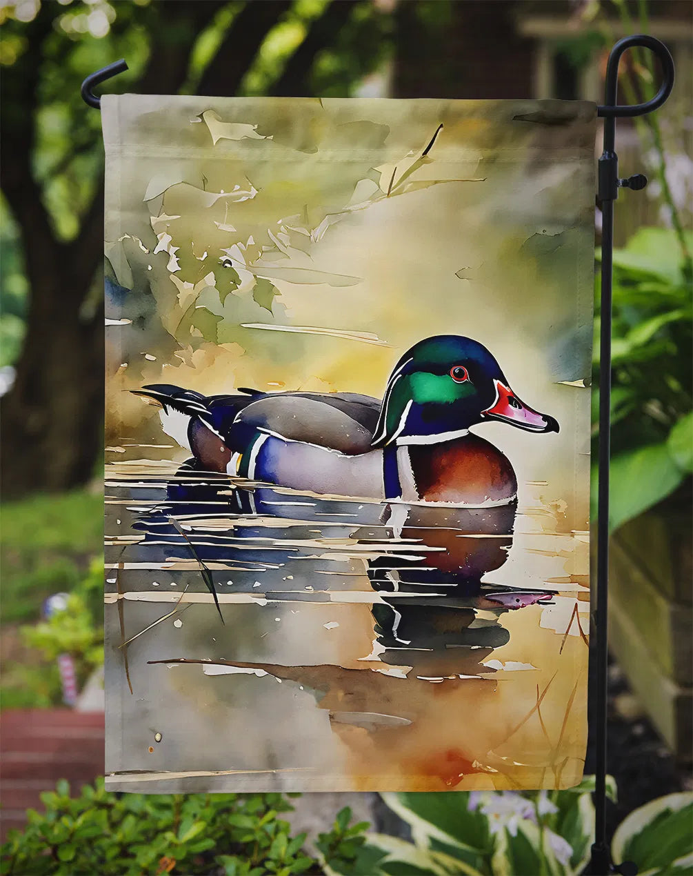 Wood Duck Garden Flag Mailbox Flag Decorative Yard Flag Banner Outside Patio - Image 4
