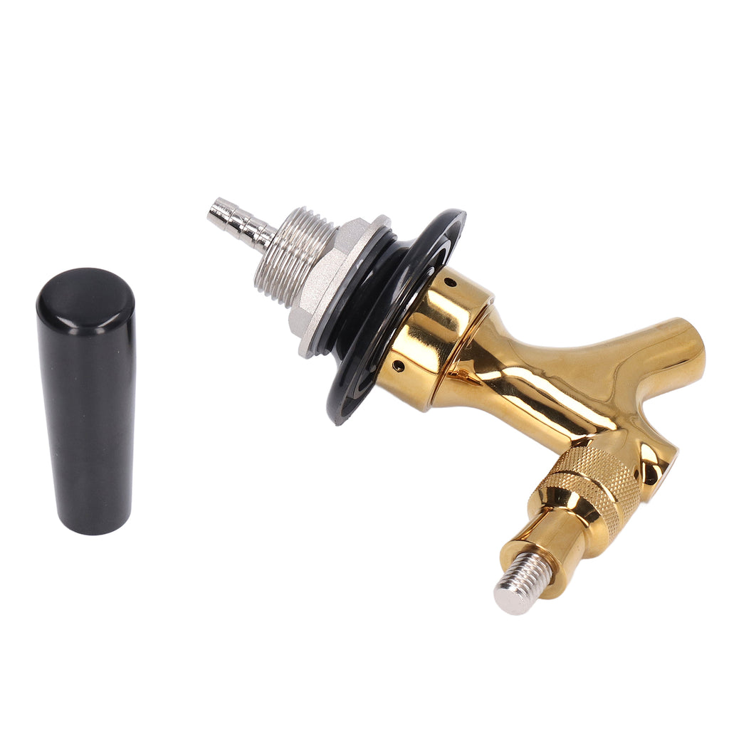 Beer Faucet Stainless Steel Brass Non Adjustable Beer Keg Tap For Bars - Image 3