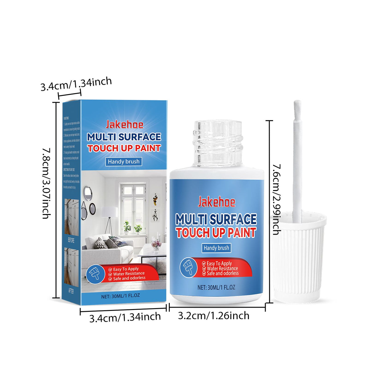 JAKEHOE Multi Surface Touch Up Paint 30 ml / 1 Bottle