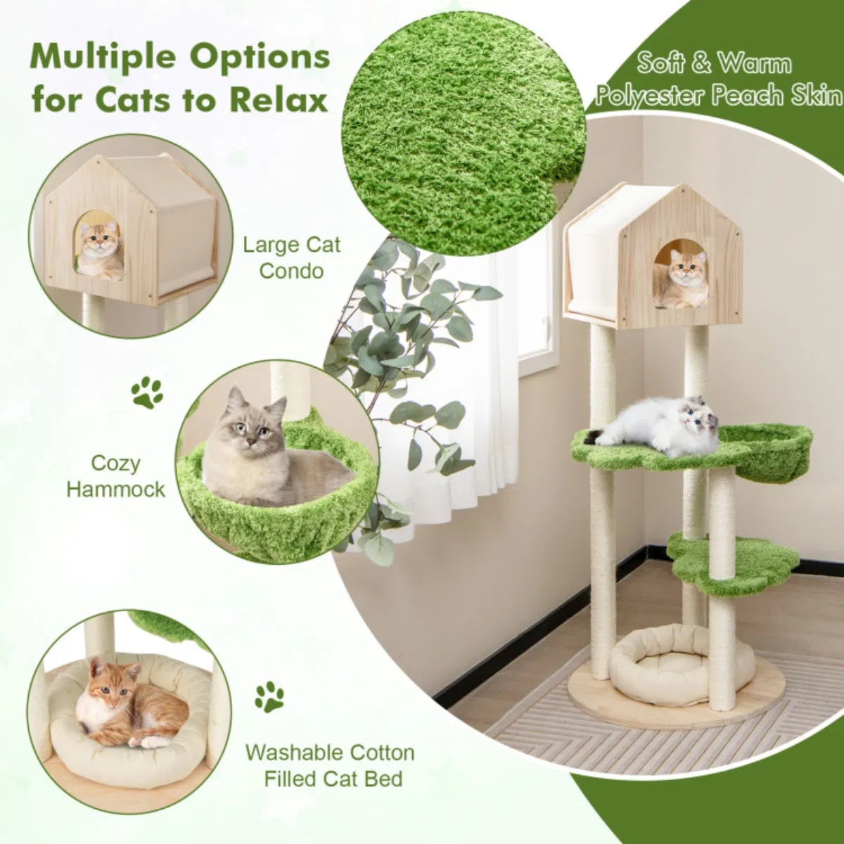 5 story Cat tree Cat Villa - Image 3