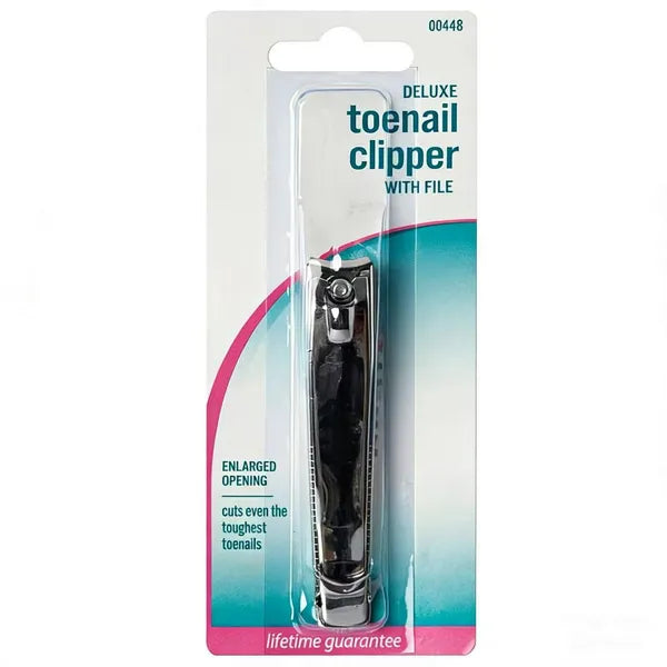 Stainless Steel Toenail Clipper With File 5.51 Inch 2 Piece - Image 4
