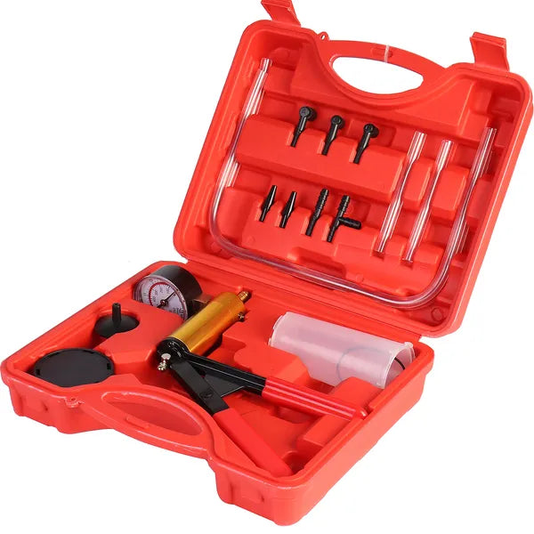 2 In 1 Brake Bleeder Kit Hand Held Vacuum Pump Test Set For Automotive With - Image 2