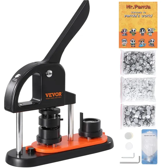 Button Maker Machine 0.98 Inch 25mm Pin Maker With 500pcs Button Parts Button - Image 2