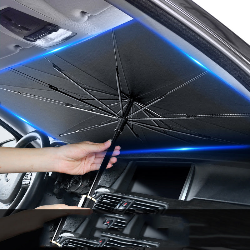 foldable car windshield sunshade uv main view