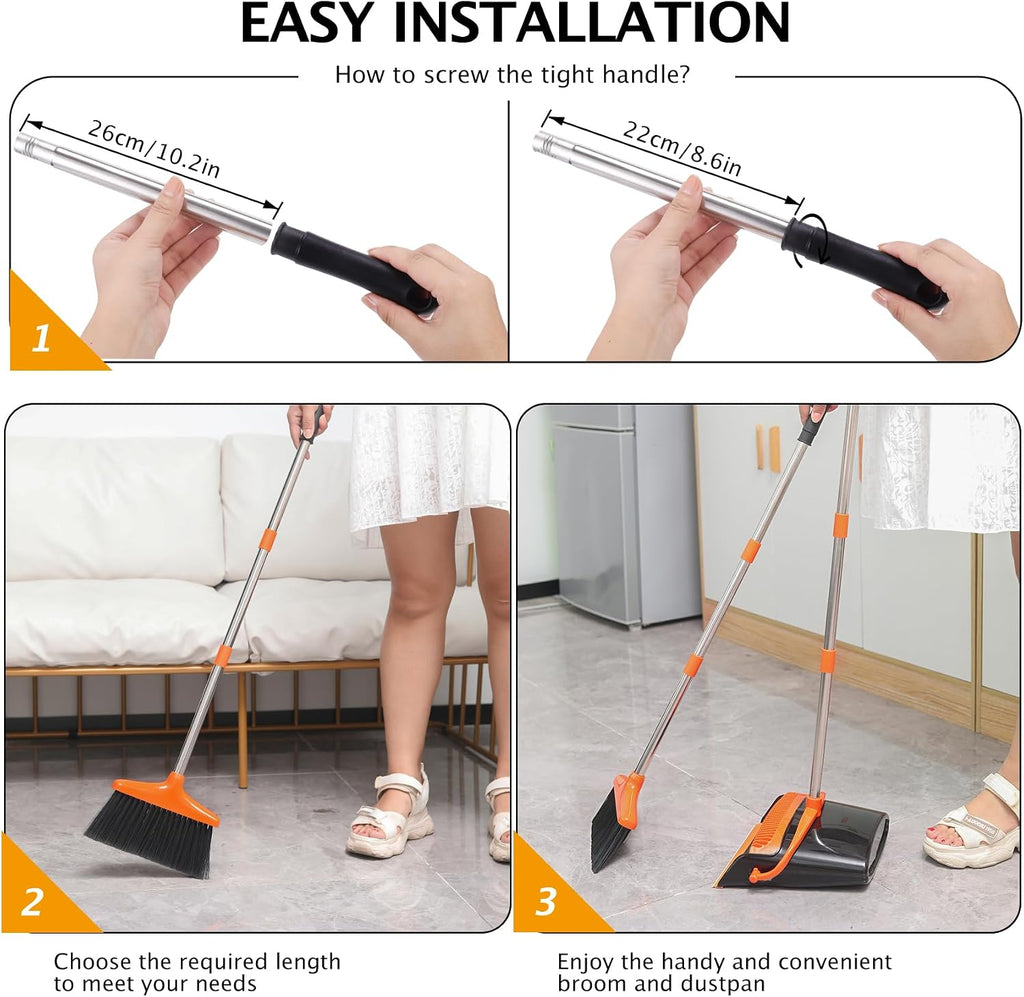 54.33 inch Long handled One piece Design Lightweight Stainless Steel Handle - Image 2