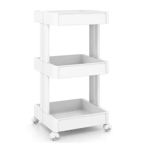 3 Tier DIY Rolling Storage Cart 15.5 X 14.5 X 30 With Detachable Ventilated - Image 2