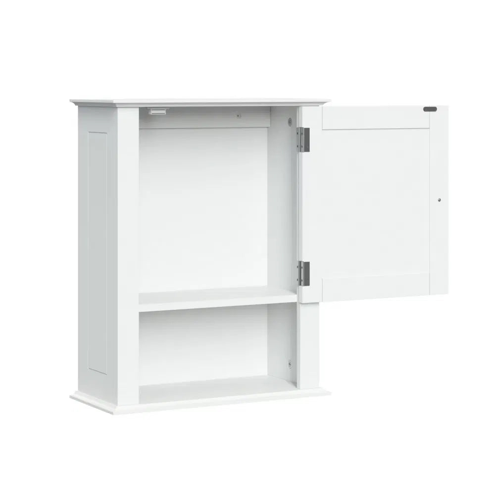 Door Bathroom Medicine Cabinet And Laundry Wallstorageshelf White - Image 3