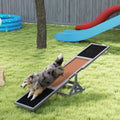 Wooden Dog Agility Seesaw for Training and Exercise Weather Resistant 83" L x