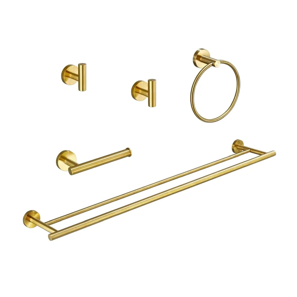 5 Piece Bathroom Towel Rack Set Wall Mount - Additional Product View 8