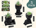 Artificial Greenery Plants In Black Pots Faux For Bathroom Living Room