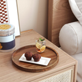 Acacia Wood Serving Tray 8.7 Inch Decorative Wooden Tray For Tabletop