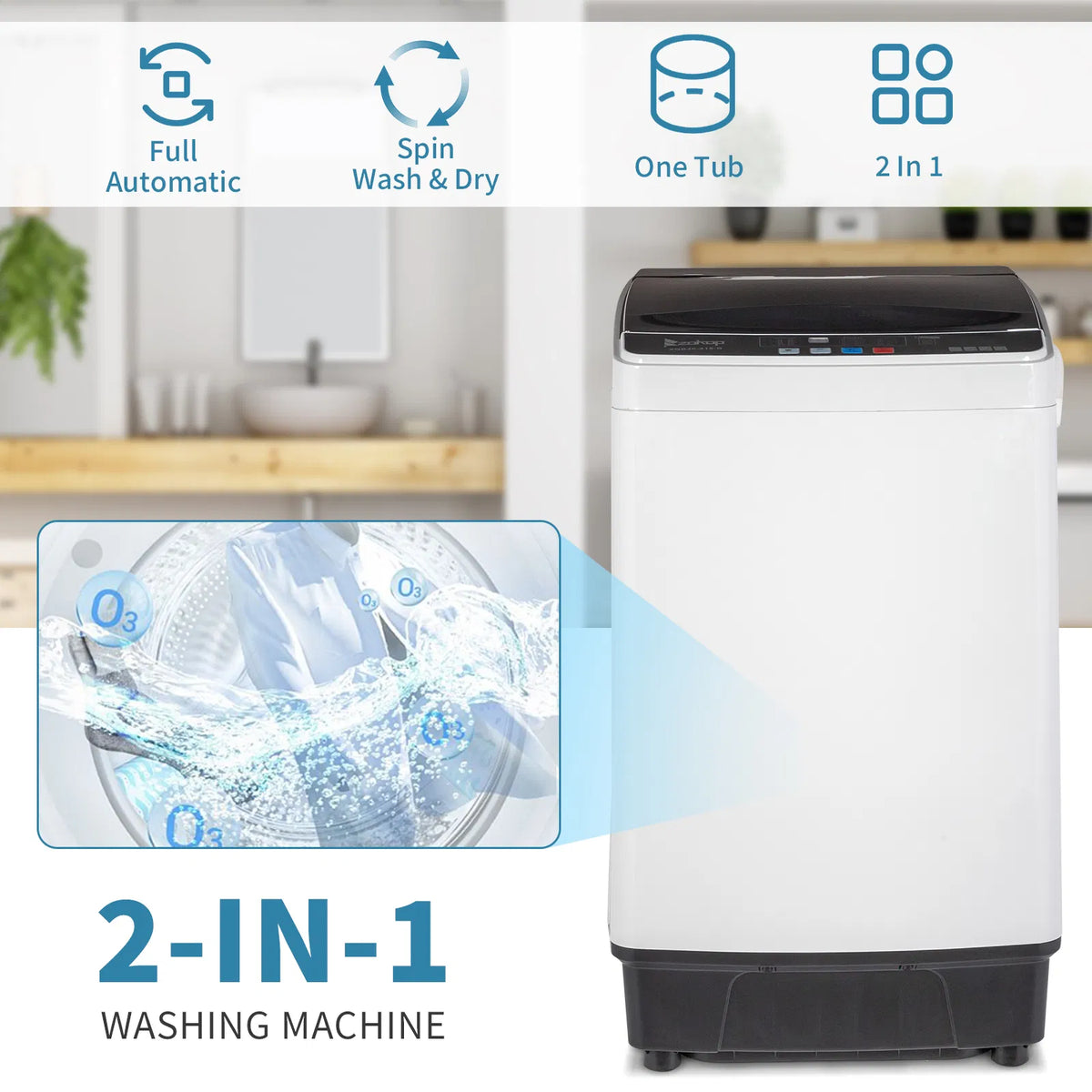 Same Code 56442889 Full Automatic Washing Machine Top Load Portable Compact - Image 5