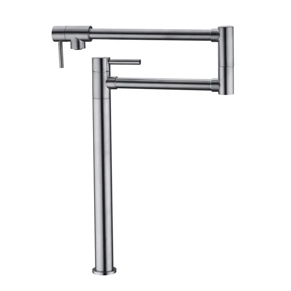 Pot Filler Faucet Brushed Nickel Finish with Extension Shank - Image 3
